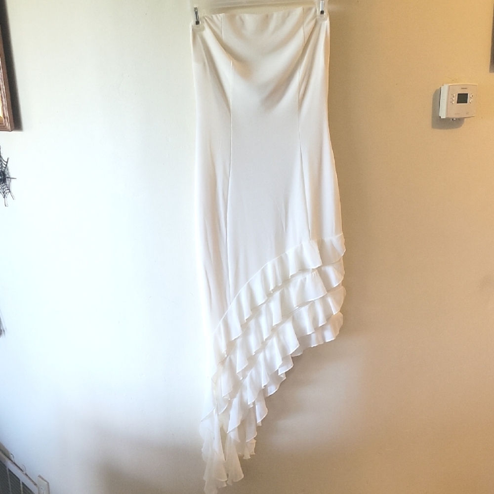 Sleeveless Ruffle Dress S New